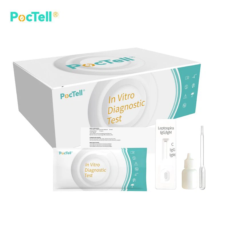 Kit de testare rapidă Leptospira IgG IgM